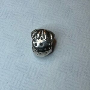 Pandora sterling silver strawberry charm